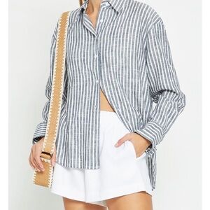 Billy oversized linen shirt